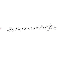 124-03-8 CETYLDIMETHYLETHYLAMMONIUM BROMIDE chemical structure
