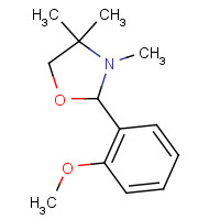 30094-06-5 2-(2-methoxyphenyl)-3,4,4-trimethyl-1,3-oxazolidine chemical structure