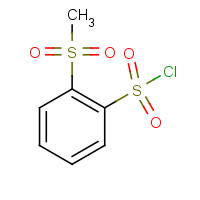 89265-35-0 2-(METHYLSULFONYL)BENZENESULFONYL CHLORIDE chemical structure