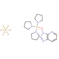 156311-83-0 (3-Hydroxy-3H-1,2,3-triazolo[4,5-b]pyridinato-O)tri-1-pyrrolidinylphosphonium hexafluorophosphate chemical structure