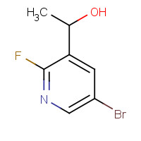 1111637-73-0 1-(5-bromo-2-fluoropyridin-3-yl)ethanol chemical structure