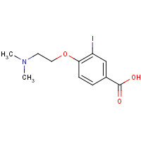 1131614-51-1 4-(2-(dimethylamino)ethoxy)-3-iodobenzoic acid chemical structure