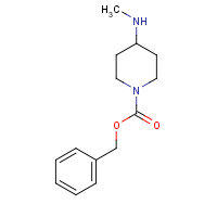 405057-75-2 4-METHYLAMINO-PIPERIDINE-1-CARBOXYLIC ACID BENZYL ESTER chemical structure