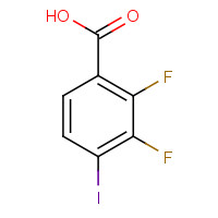 501433-05-2 4-IODO-2,3-DIFLUOROBENZOIC ACID chemical structure