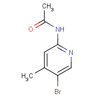 142404-82-8 2-ACETAMIDO-4-METHYL-5-BROMOPYRIDINE chemical structure