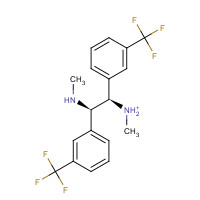 137944-39-9 (1R,2R)-(+)-N,N'-Dimethyl-1,2-bis[3-(trifluoromethyl)phenyl]-1,2-ethane diamine chemical structure