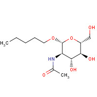 94483-64-4 AMYL 2-ACETAMIDO-2-DEOXY-BETA-D-GLUCOPYRANOSIDE chemical structure