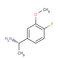 870849-59-5 (1S)-(4-Fluoro-3-methoxyphenyl)ethylamine chemical structure