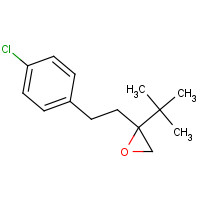 80443-63-6 2-[2-(4-Chlorophenyl)ethyl]-2-(1,1-dimethylethyl)-oxirane chemical structure