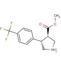1022224-85-6 Trans-methyl 4-(4-(trifluoromethyl)phenyl)pyrrolidine-3-carboxylate chemical structure