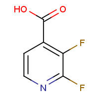 851386-31-7 2,3-Difluoropyridine-4-carboxylic acid chemical structure