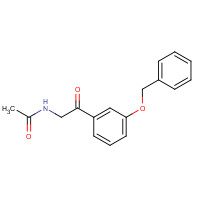 115852-00-1 N-(2-(3-(benzyloxy)phenyl)-2-oxoethyl)acetamide chemical structure