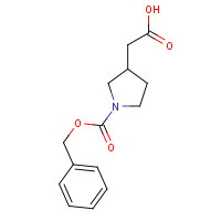 886362-65-8 1-N-CBZ-PYRROLIDINE-3-ACETIC ACID chemical structure