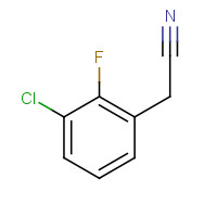 261762-98-5 3-CHLORO-2-FLUOROPHENYLACETONITRILE chemical structure