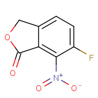 1048920-34-8 6-FLUORO-7-NITRO-3H-ISOBENZOFURAN-1-ONE chemical structure