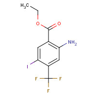 1131587-57-9 ethyl 2-amino-5-iodo-4-(trifluoromethyl)benzoate chemical structure