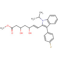93957-53-0 Fluvastatin methyl ester chemical structure