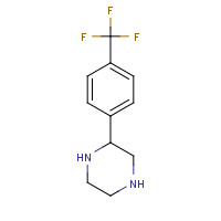 185110-19-4 2-(4-TRIFLUOROMETHYL-PHENYL)-PIPERAZINE chemical structure
