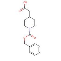 63845-28-3 N-CBZ-4-PIPERIDINEACETIC ACID chemical structure