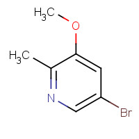 1150617-80-3 5-Bromo-3-methoxy-2-methylpyridine chemical structure