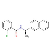 1093070-11-1 2-Chloro-N-(1R-naphthalen-2-yl-ethyl)-benzamide chemical structure