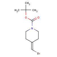 1020329-80-9 ert-butyl 4-(bromomethylene)piperidine-1-carboxylate chemical structure
