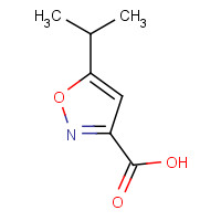 89776-74-9 5-Isopropylisoxazole-3-carboxylic acid chemical structure