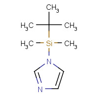 54925-64-3 TERT-BUTYLDIMETHYLSILYLIMIDAZOLE chemical structure
