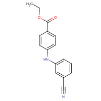 458550-46-4 N-(4-CARBETHOXYPHENYL)-N-(3-CYANOPHENYL)AMINE chemical structure