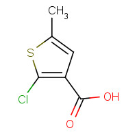 54494-61-0 2-CHLORO-5-METHYLTHIOPHENE-3-CARBOXYLIC ACID chemical structure