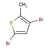 29421-73-6 3,5-DIBROMO-2-METHYLTHIOPHENE chemical structure