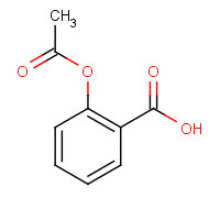 50-78-2 Acetylsalicylic acid chemical structure