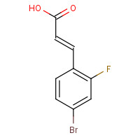 149947-19-3 4-Bromo-2-fluorocinnamic acid chemical structure