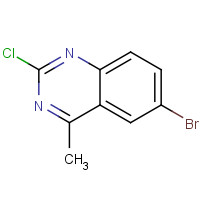 175724-46-6 6-BROMO-2-CHLORO-4-METHYLQUINAZOLINE chemical structure