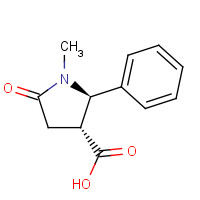 461045-28-3 (2R,3R)-1-methyl-5-oxo-2-phenylpyrrolidine-3-carboxylic acid chemical structure