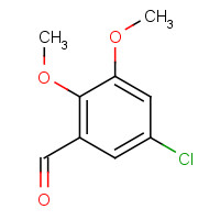 86232-28-2 5-CHLORO-2 3-DIMETHOXYBENZALDEHYDE  97 chemical structure