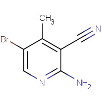 180994-87-0 2-Amino-5-bromo-4-methylpyridine-3-carbonitrile chemical structure