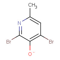 23003-29-4 2,4-DIBROMO-3-HYDROXY-6-PICOLINE chemical structure