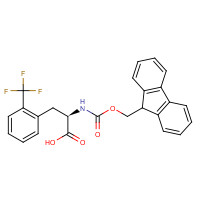352523-15-0 FMOC-D-2-TRIFLUOROMETHYLPHENYLALANINE chemical structure