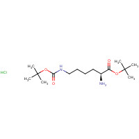 13288-57-8 Ne-Boc-L-lysine tert-butyl ester hydrochloride chemical structure