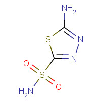14949-00-9 5-AMINO-1,3,4-THIADIAZOLE-2-SULFONAMIDE chemical structure