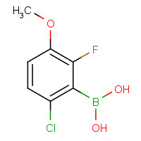 867333-04-8 6-Chloro-2-fluoro-3-methoxyphenylboronicacid chemical structure
