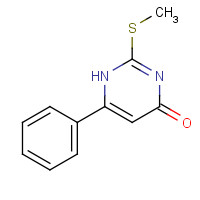 56035-29-1 2-methylsulfanyl-6-phenyl-1H-pyrimidin-4-one chemical structure