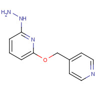 1184920-90-8 1-(6-(pyridin-4-ylmethoxy)pyridin-2-yl)hydrazine chemical structure