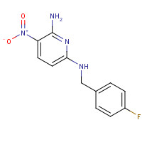 33400-49-6 2-AMINO-3-NITRO-6-(4‘-FLUORBENZYLAMINO)-PYRIDINE SPECIALITY CHEMICALS chemical structure