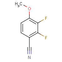 256417-12-6 2,3-DIFLUORO-4-METHOXYBENZONITRILE chemical structure
