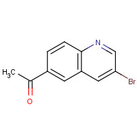 1150618-23-7 1-(3-bromoquinolin-6-yl)ethanone chemical structure