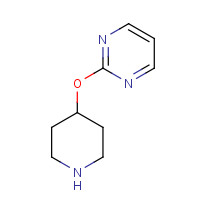 499240-48-1 2-(Piperidin-4-yloxy)pyrimidine chemical structure
