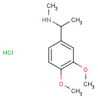 13078-76-7 3,4-Dimethoxy-N-methylphenethylamine hydrochloride chemical structure