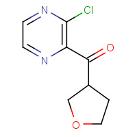 1184920-31-7 (3-chloropyrazin-2-yl)(tetrahydrofuran-3-yl)methanone chemical structure